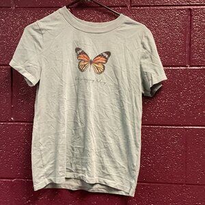 Butterfly Graphic Tee – Size Small